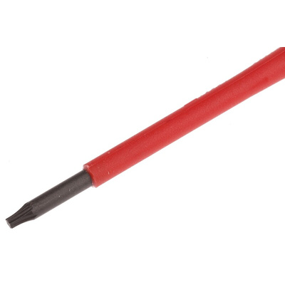 Wera Torx Insulated Screwdriver, T7 Tip, 80 mm Blade, VDE/1000V, 161 mm Overall