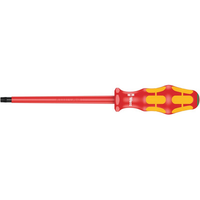 Wera Torx Insulated Screwdriver, T40 Tip, 150 mm Blade, VDE/1000V, 262 mm Overall