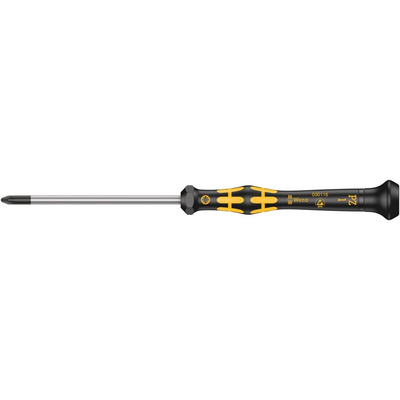 Wera Pozidriv Precision Screwdriver, PZ1 Tip, 80 mm Blade, 177 mm Overall