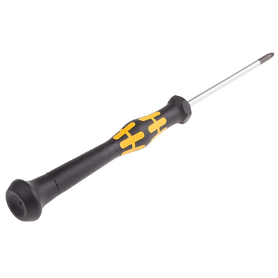 Wera Pozidriv Precision Screwdriver, PZ0 Tip, 60 mm Blade, 157 mm Overall