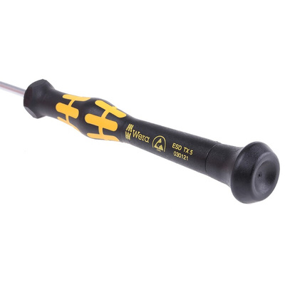 Wera Torx Precision Screwdriver, T5 Tip, 40 mm Blade, 137 mm Overall