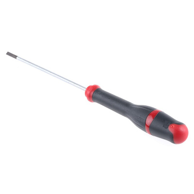 Facom Slotted Screwdriver, 0.5 mm Tip, 100 mm Blade, 203 mm Overall