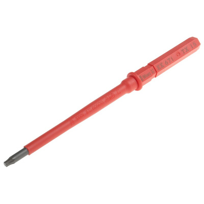 Wera Torx Insulated Screwdriver Blade, T15 Tip, 154 mm Blade, VDE/1000V