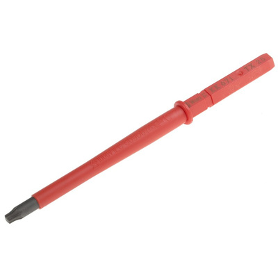 Wera Torx Insulated Screwdriver Blade, T25 Tip, 154 mm Blade, VDE/1000V