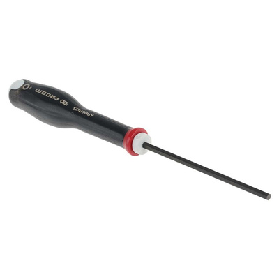 Facom Hexagon Screwdriver, 3 mm Tip, 75 mm Blade, 169 mm Overall