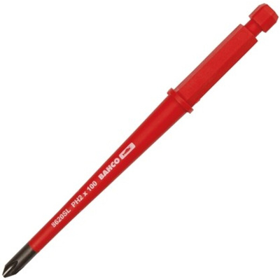 Bahco Pozidriv Screwdriver Blade, PZ1 Tip, 100 mm Blade, VDE/1000V