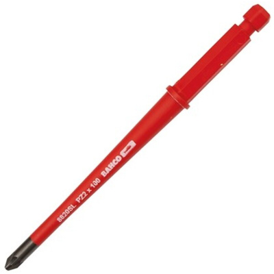 Bahco Pozidriv Screwdriver Blade, PZ1 Tip, 100 mm Blade, VDE/1000V
