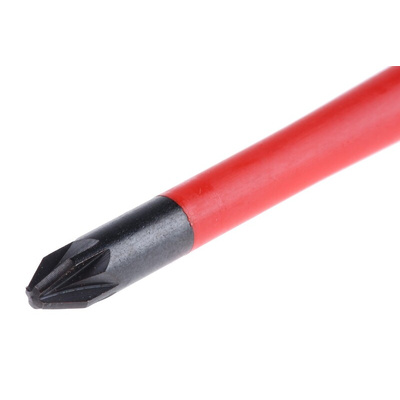 Bahco Pozidriv Screwdriver Blade, PZ2 Tip, 100 mm Blade, VDE/1000V