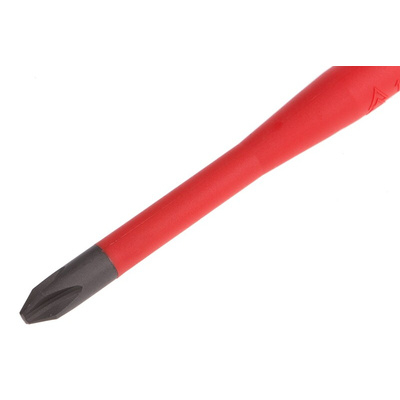 Wera Phillips Insulated Screwdriver, PH2 Tip, 100 mm Blade, VDE/1000V, 205 mm Overall