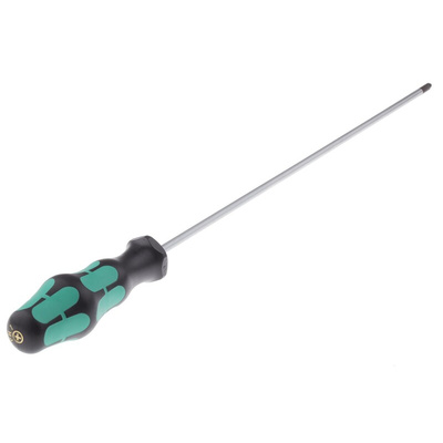 Wera Phillips Screwdriver, PH1 Tip, 300 mm Blade, 398 mm Overall