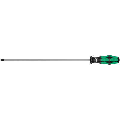 Wera Pozidriv Screwdriver, PZ1 Tip, 300 mm Blade, 398 mm Overall