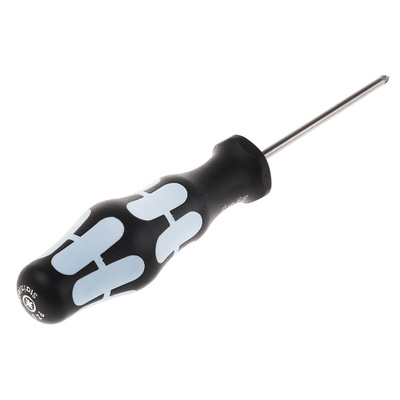 Wera Pozidriv Screwdriver, PZ0 Tip, 60 mm Blade, 141 mm Overall