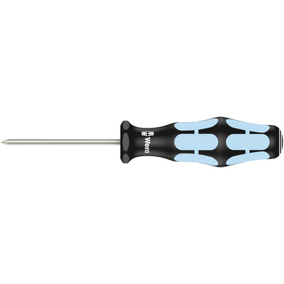 Wera Pozidriv Screwdriver, PZ0 Tip, 60 mm Blade, 141 mm Overall