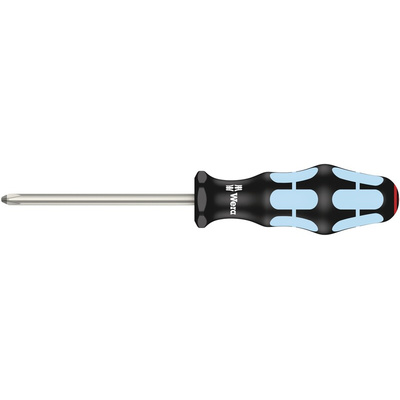 Wera Phillips Screwdriver, PH2 Tip, 100 mm Blade, 205 mm Overall