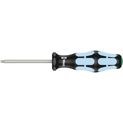 Wera Torx Screwdriver, T9 Tip, 60 mm Blade, 141 mm Overall
