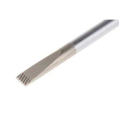 Wera Slotted Screwdriver, 4 mm Tip, 200 mm Blade, 298 mm Overall