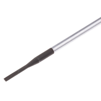 Wera Slotted Precision Screwdriver, 1.2 x 0.2 mm Tip, 40 mm Blade, 137 mm Overall