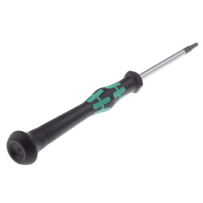 Wera Torx Precision Screwdriver, T10 Tip, 60 mm Blade, 157 mm Overall