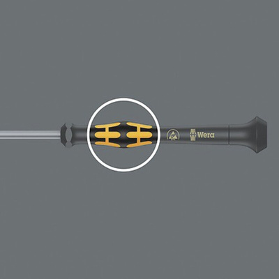 Wera Phillips Precision Screwdriver, PH000 Tip, 40 mm Blade, 137 mm Overall