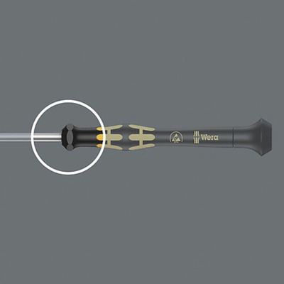 Wera Phillips Precision Screwdriver, PH0 Tip, 40 mm Blade, 137 mm Overall
