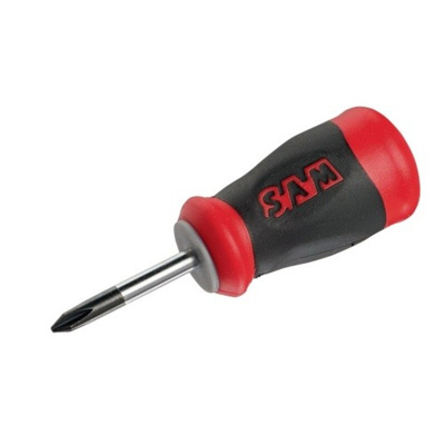 SAM Stubby Screwdriver, 35 mm Blade, 91.5 mm Overall