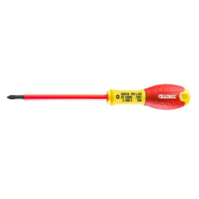 Expert by Facom Phillips Insulated Screwdriver, PH1 mm Tip, VDE/1000V