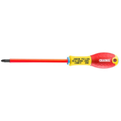 Expert by Facom Pozidriv Insulated Screwdriver, PZ1 mm Tip, VDE/1000V