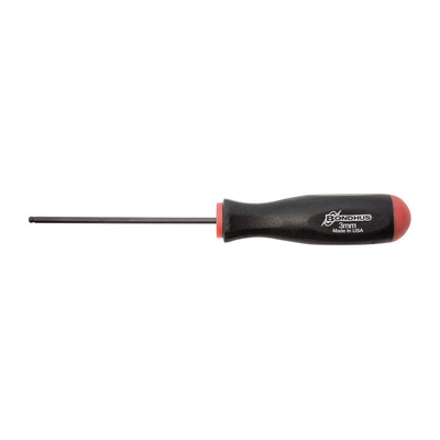 Bondhus Ball End Hexagon Screwdriver, 2.5mm Tip