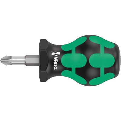 Wera Pozidriv Stubby Screwdriver, PZ2 Tip
