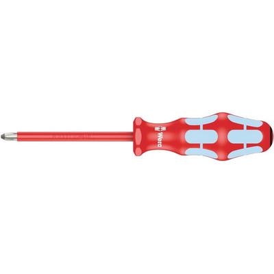 Wera Pozidriv Insulated Screwdriver, PZ2 Tip, VDE/1000V