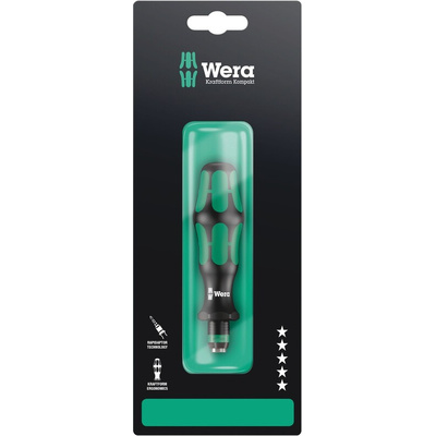 Wera Hexagon Bit Holder Screwdriver, 1/4 in Tip