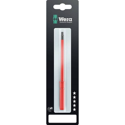 Wera Hexagon Insulated Screwdriver Blade, VDE/1000V