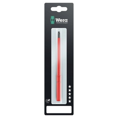 Wera Torx Insulated Screwdriver Blade, TX10 Tip, VDE/1000V