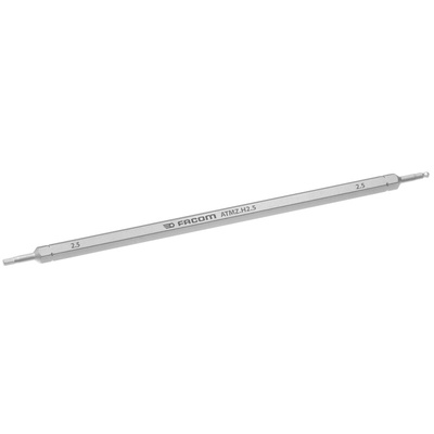 Facom Hexagon Reversible Screwdriver Blade, 2.5 mm Tip