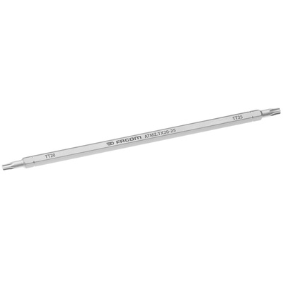 Facom Resistorx Reversible Screwdriver Blade, TT20, TT25 Tip