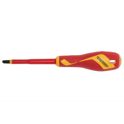 Teng Tools Slotted Insulated Screwdriver, PZ3 Tip, VDE/1000V