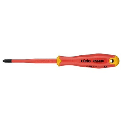 Felo Phillips Insulated Screwdriver, PH2 Tip, VDE/1000V