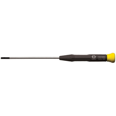 CK Slotted  Screwdriver, 2.5 mm Tip, 75 mm Blade, 172 mm Overall