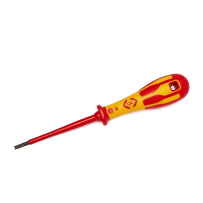 CK Slotted Parallel  Screwdriver, SLP 8 Tip, 175 mm Blade, VDE/1000V, 310 mm Overall