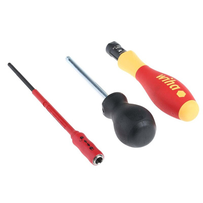 Wiha Adjustable VDE Hex Torque Screwdriver, 0.5 → 2Nm, 3.8 mm Drive, ±6 % Accuracy