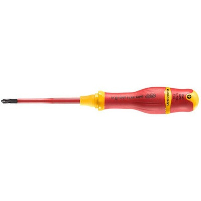 Facom Phillips Insulated Screwdriver, PH1 Tip, 100 mm Blade, VDE/1000V, 210 mm Overall