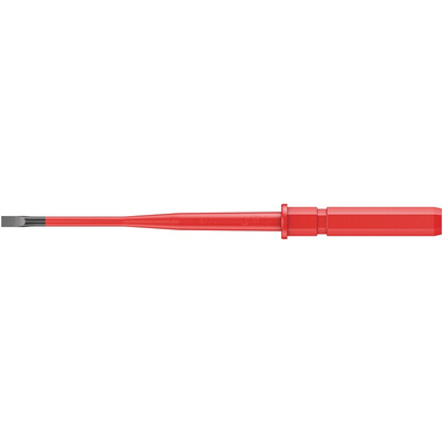 Wera Slotted Insulated Screwdriver Blade, 4 x 0.8 mm Tip, 154 mm Blade, VDE/1000V