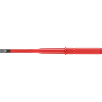 Wera Slotted Insulated Screwdriver Blade, 5.5 x 1 mm Tip, 154 mm Blade, VDE/1000V