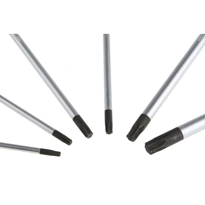 RS PRO 14-Piece Torx Key Set, L, T Shape, Long Arm