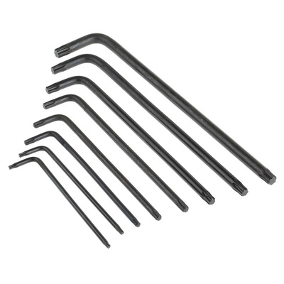 RS PRO 14-Piece Torx Key Set, L, T Shape, Long Arm