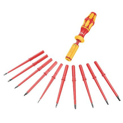 Wera Adjustable Hex Torque Screwdriver, 1.2 → 3Nm, 1/4 Drive, No, ±6 % Accuracy