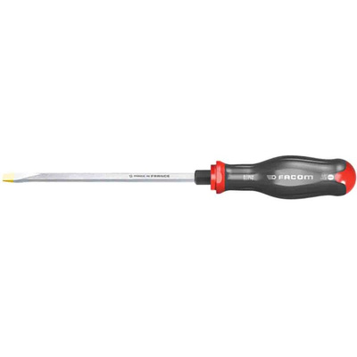 Facom Slotted Screwdriver, 8 mm Tip, 150 mm Blade