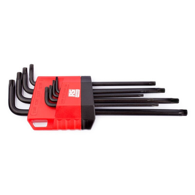 RS PRO 8-Piece Torx Key Set, L Shape, Long Arm