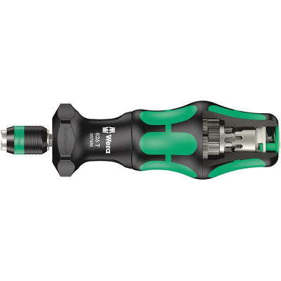 Wera Hexagon Bit Holder Screwdriver, 6.35 mm Tip, 146 mm Blade, 146 mm Overall