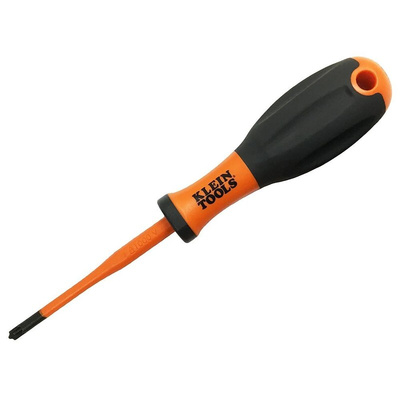 Klein Tools Pozidriv Insulated Screwdriver, PZ1 Tip, VDE/1000V, 180 mm Overall
